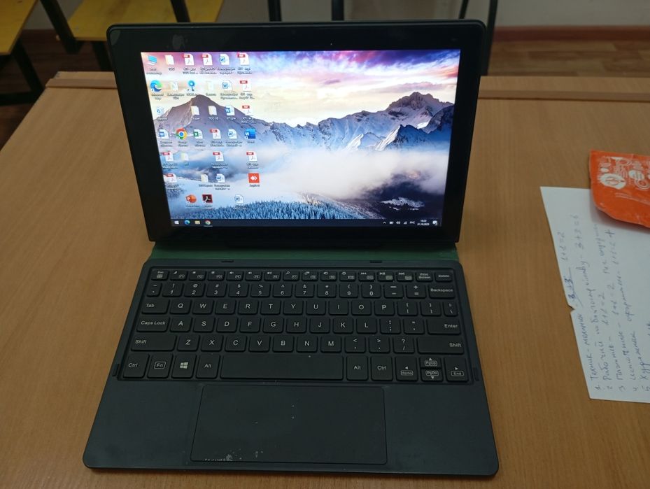 Мини Ноутбук планшет трансформер