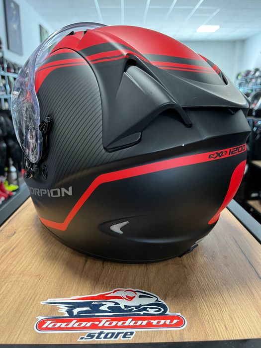 Мото каска за мотор SCORPION EXO-1200 CARBON EVO очила , L 59-60 см.