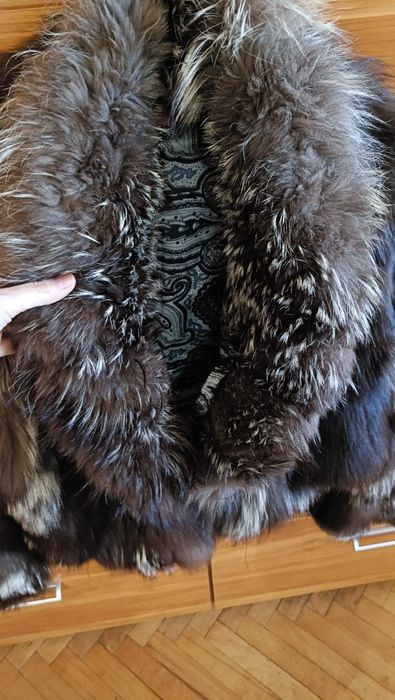 Haina blana vulpe siberiana calitate mare