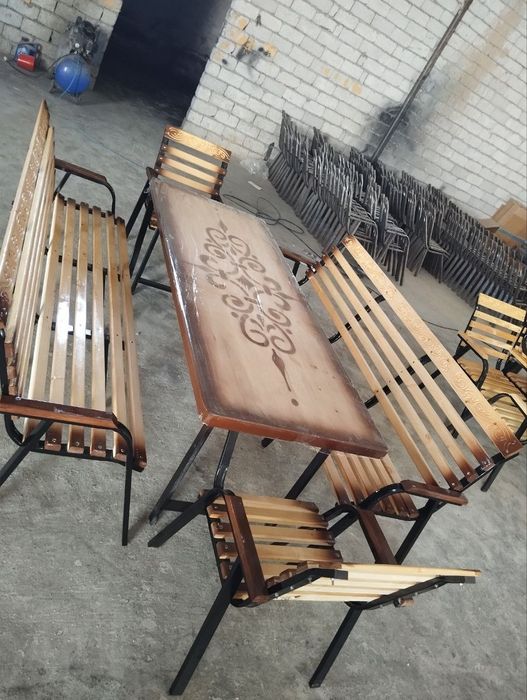 Дачни стол стул с цеха 200×80