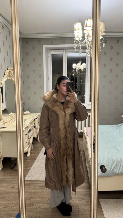 Парка из натурального песца