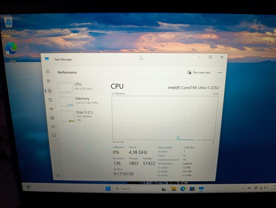 Vand Laptop Dell Pro 14 Ultra 5 2nd gen, 16 ram DDR5, 256gb