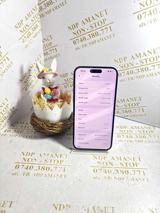 NDP Amanet Calea Mosilor 298 IPHONE 14 PRO MAX ( 52883)