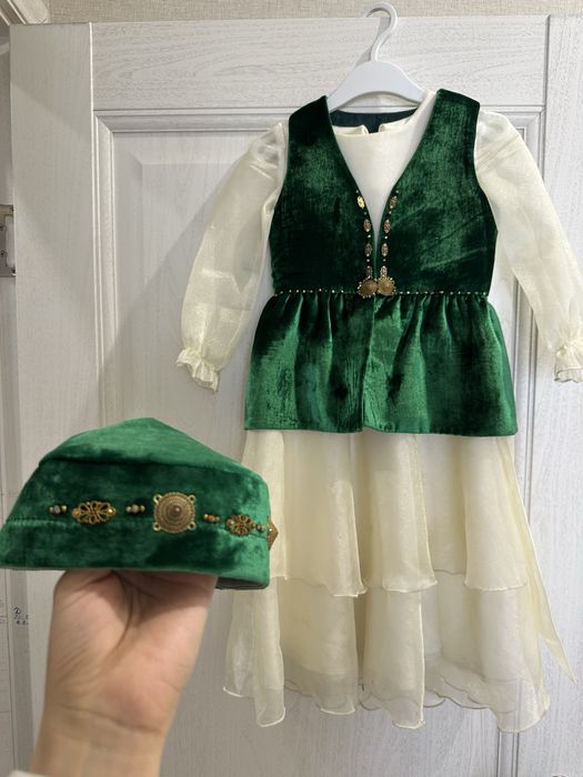 Ұлттық киім қыз балаға әдемі