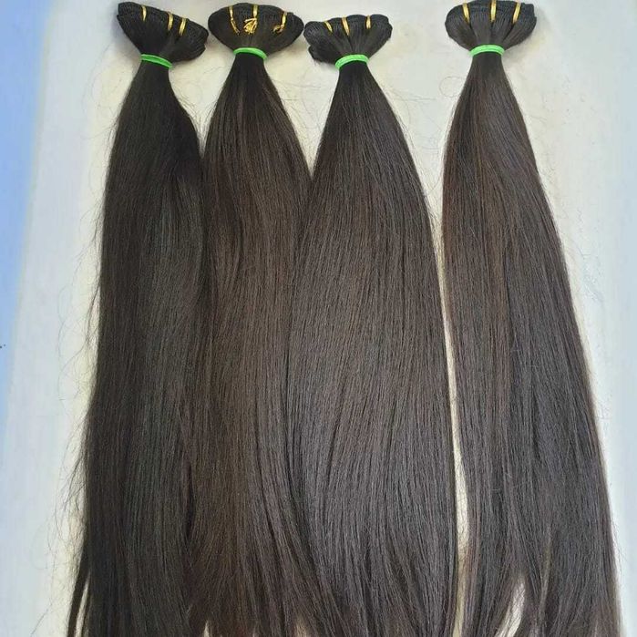 100% естествена, висококачествена, върджин коса за удължаване, индийски екстеншъни, 55/70см