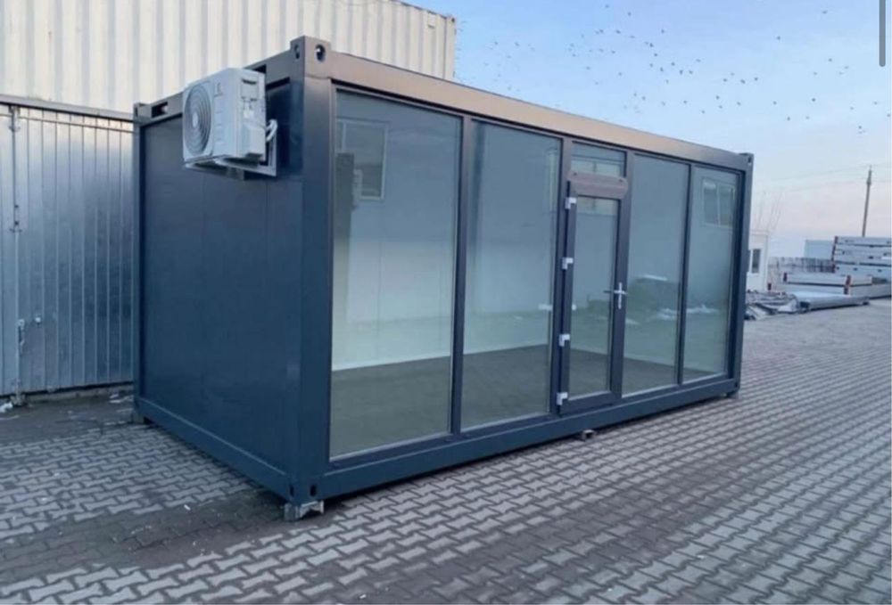 Containere modulare Birouri Spatii comerciale Showroom-uri Cantine Cabine de paza Depozite Vestia nure, Unitati de grupuri sanitare Scoli Spitale