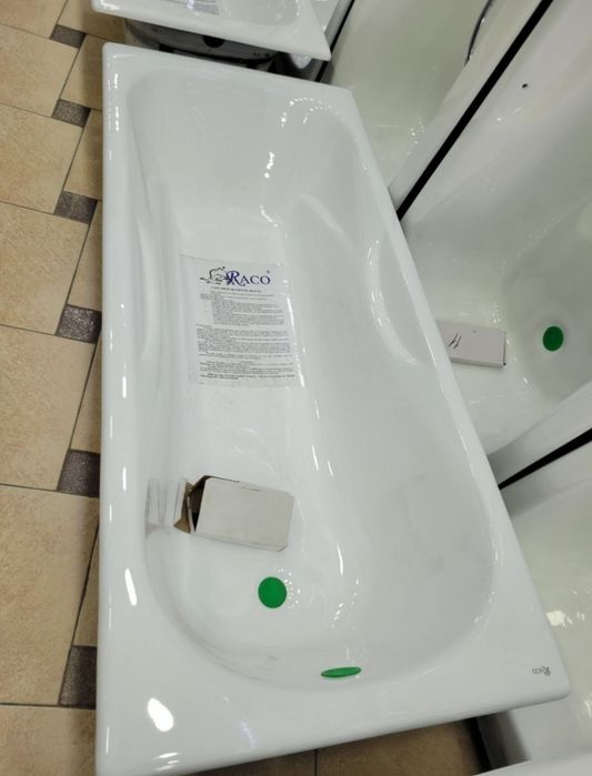 Чугунная ванна RACO размеры от 120х70. Chugun vanna