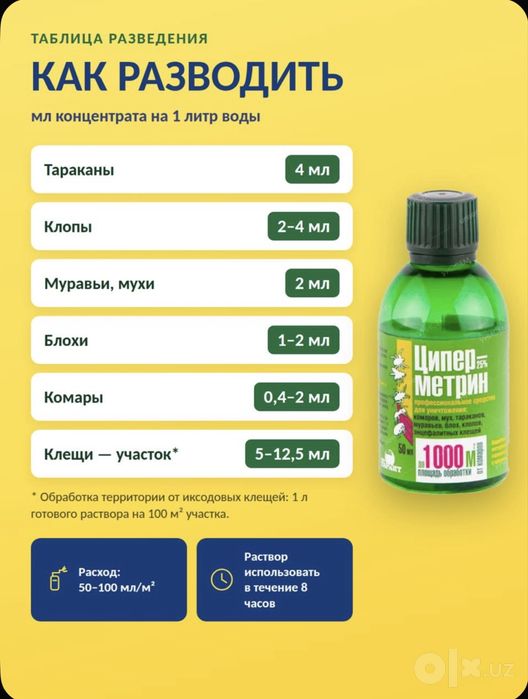 Профессиональная линейка препаратов для борьбы с насекомыми!