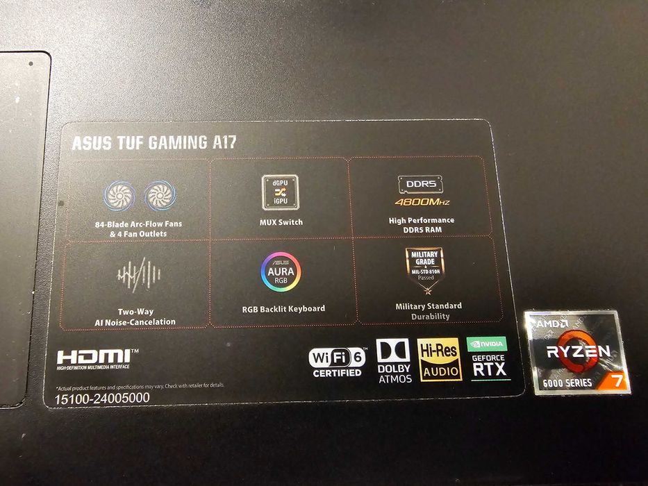 Asus TUF Gaming A17