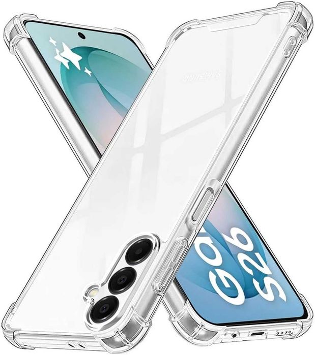 Прозрачен Силиконов Кейс Samsung S26 Ultra S25 A56 A17 S24 S23 A36 S22