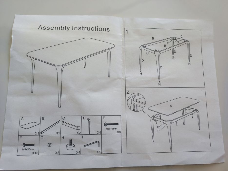 Стол кухонный мрамор