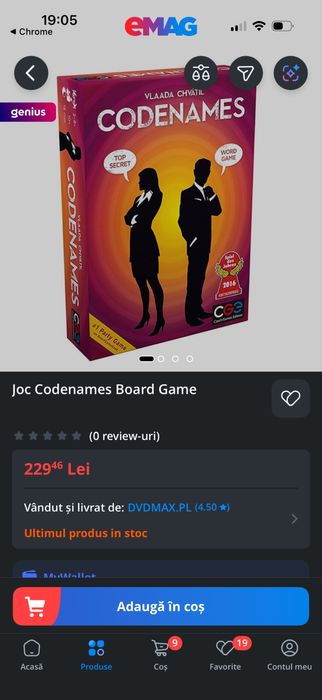 CODENAMES - joc de societate