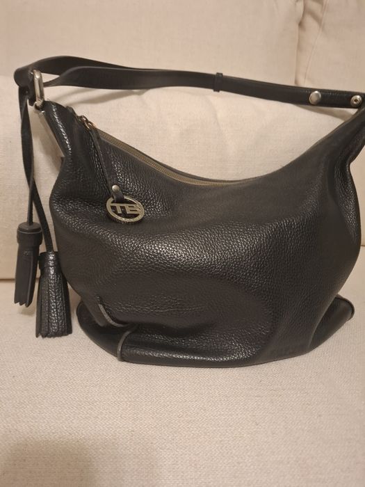 Дамска чанта от естествена кожа на италианската марка  Tosca blu