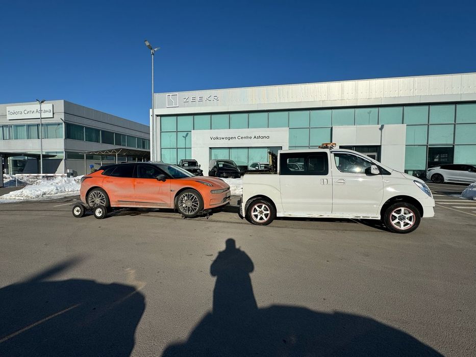 Эвакуатор с краном для блокированных авто