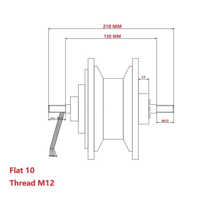 Motor Trotineta‼️BYD 1600W‼️Joyor T10 S10 1000W‼️Kukirin T3 800W‼️ Cu sau fara cauciuc de 10 inch, pentru Trotineta, scooter electric