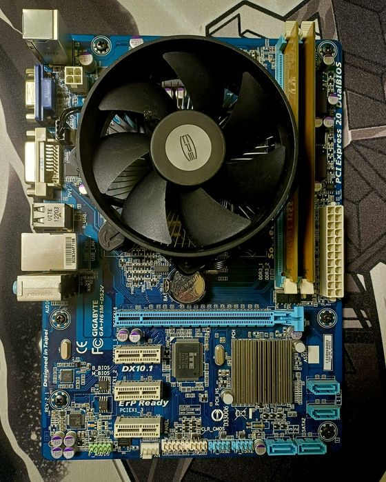 Готовый комплект LGA1155: Pentium G850 + 4GB DDR3 + Gigabyte H61