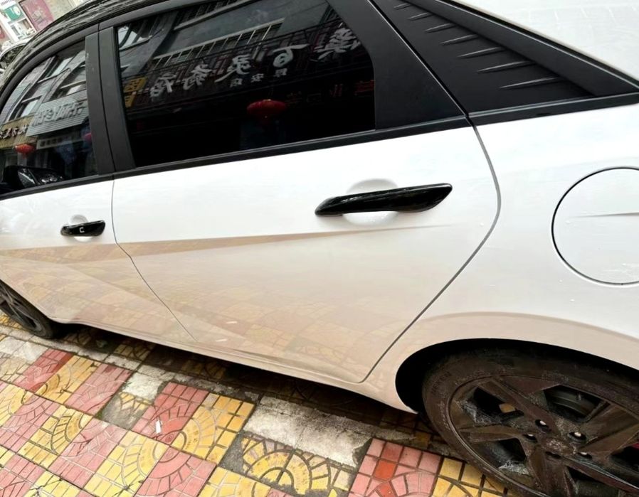 Накладки на наружние  дверные ручки Hyundai Elantra CN7