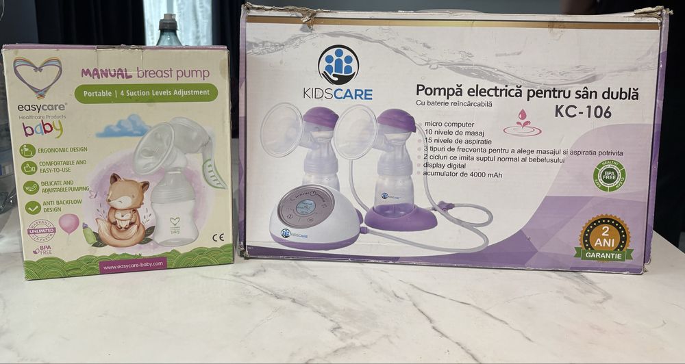 Pompa sâni electrica + manuala