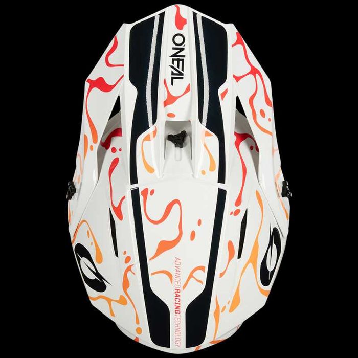МотоКрос Каска O'NEAL 1SERIES SPLASH White Orange V.26