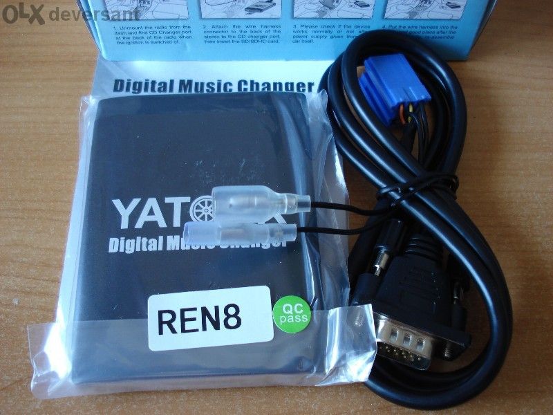 Yatour Renault/vdo 8-пинова синя букса (98-2011)