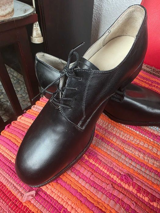 Pantofi eleganti din piele naturala, hand made, pentru barbati, nr.44