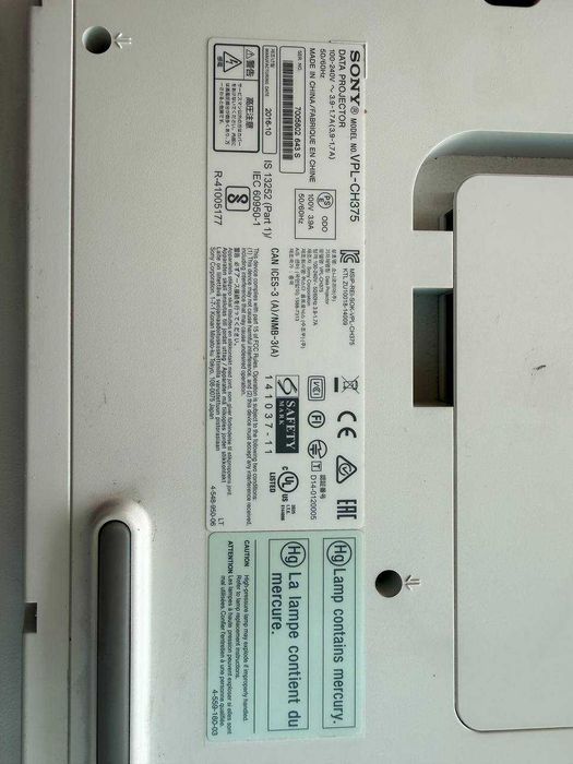 Топовый WUXGA проектор Sony VPL-CH375