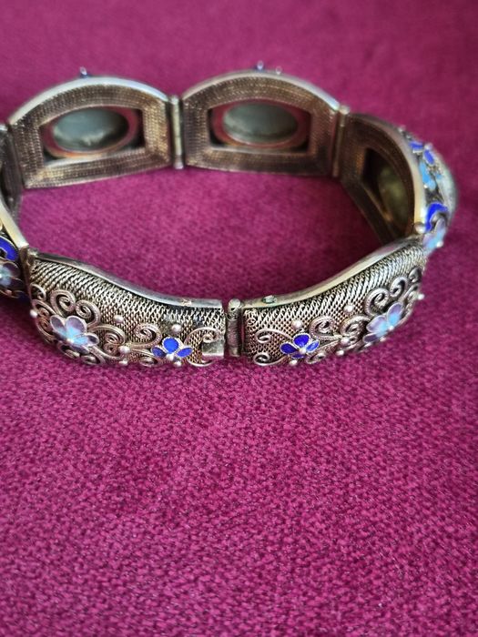 Сребърна гривна Стар Китай