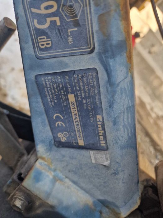 Motosapa Motocultor EINHELL pe benzina 4cp Stare f buna