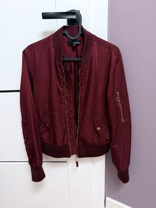 Дамско бордо бомбър яке, Tally Weijl, 36 размер.