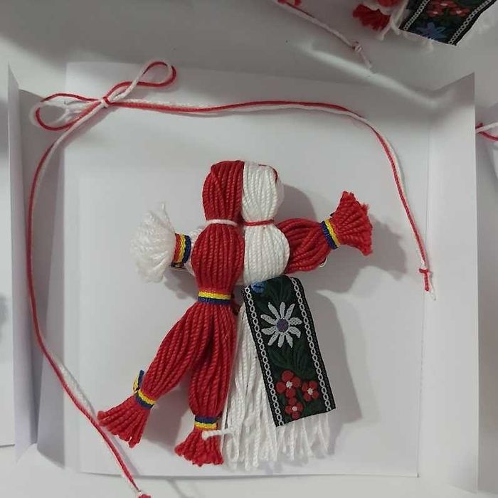 Mărțișor perechi fire bumbac