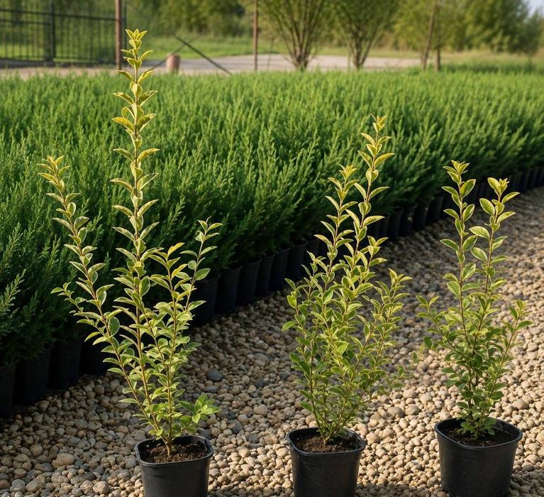 Gard Viu Premium: Photinia Red Robin,  Prunus Laurocerasus, Ligustrum Aureum in  Timis