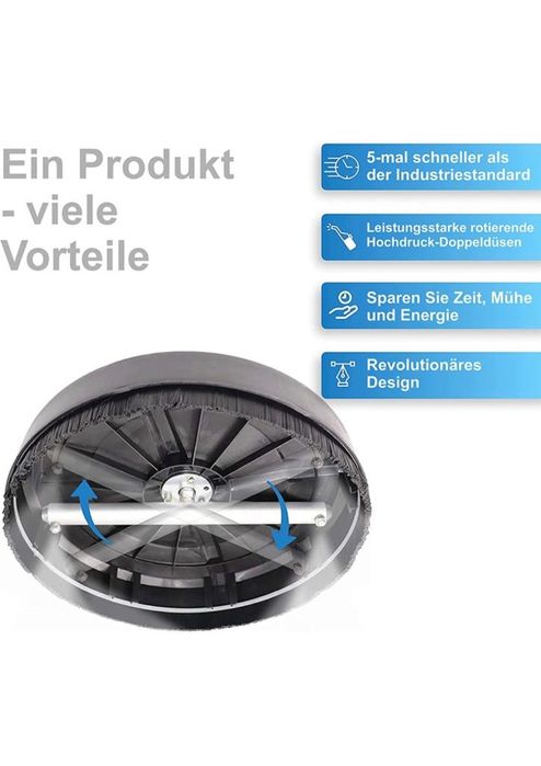 Perie rotativa spalat pardoseli aparat cu presiune apa dale gard casa