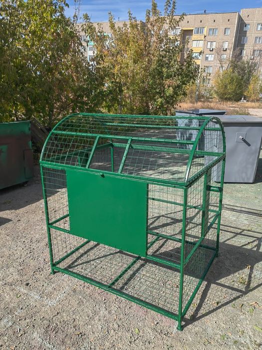 Мусорный контейнер сетчатый для сбора пэт