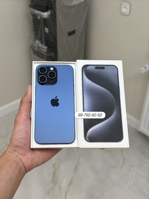 iPhone 15 Pro Max 256gb 88yomks Blue Titanium Karobka dokument