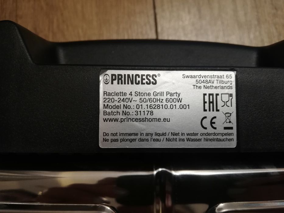 Gril electric Princess Raclette 4 Stone