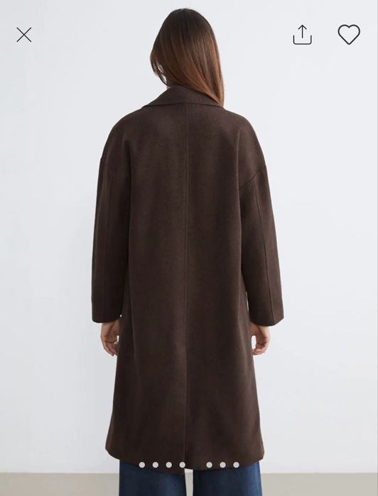 Палто, дълго палто от вълна