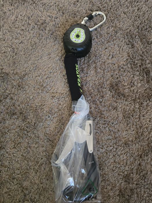 Kit protecție lucru la înălțime Kratos Safety – ham + opritor cădere – NOI