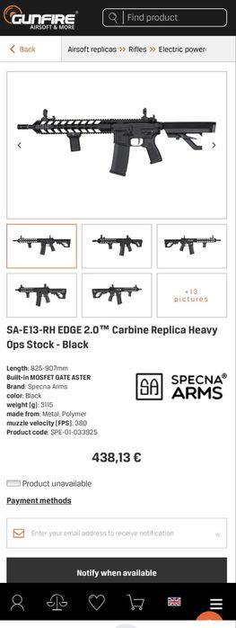 Airsoft автомат Specna Arms Edge 2.0 SA-E13-RH
