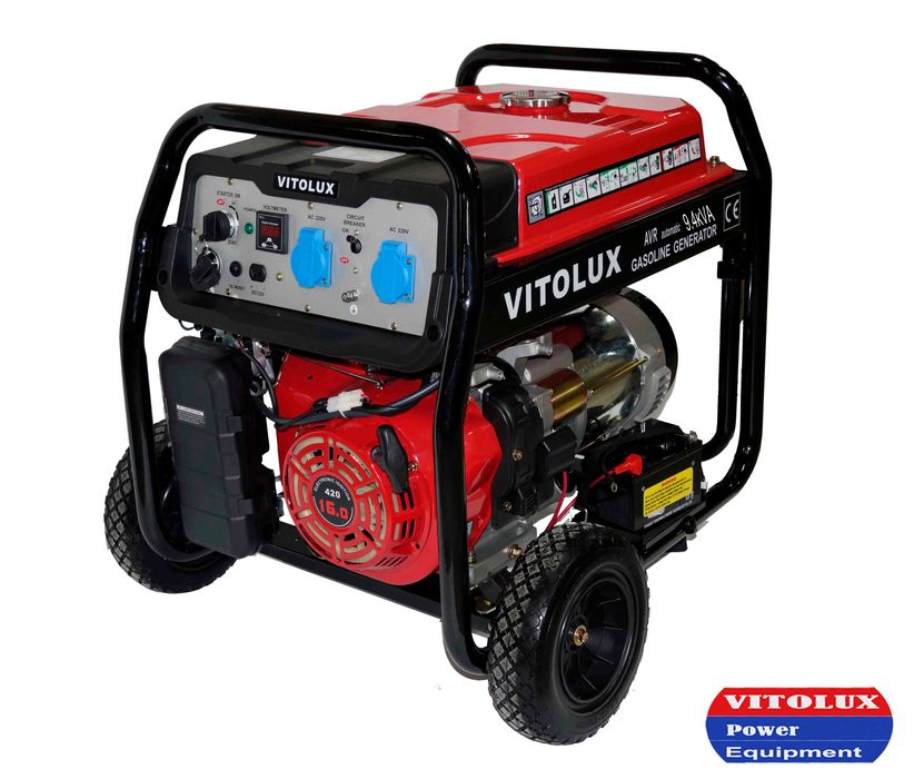 9.4KVA Бензинови МОНОФАЗНИ Четиритактови Генератори с пълна Автоматика