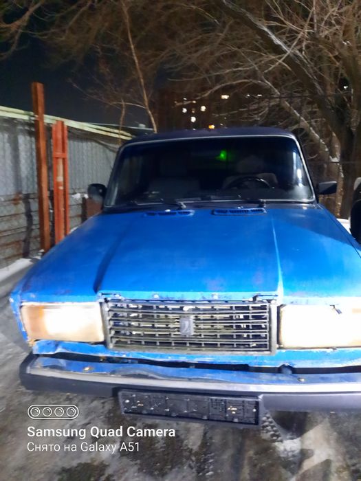 ваз лада 2107 синий