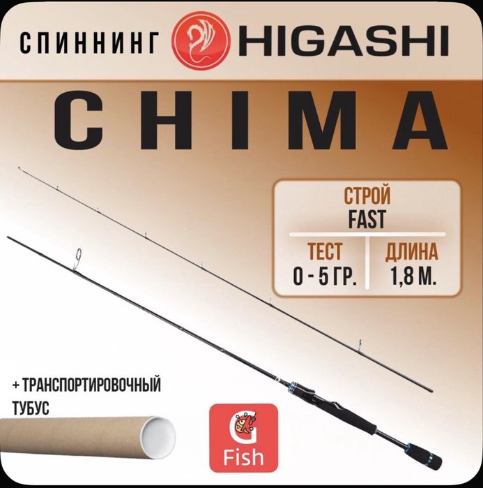 Спиннинг Higashi chima 0-5g