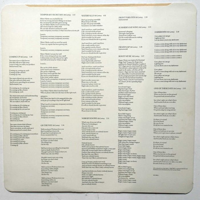 Плочи на Paul McCartney  и STEPENWOLF