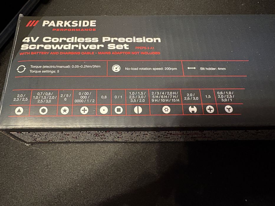 Акумулаторна прецизна отвертка Parkside Performance + над 100 накрайника подарък