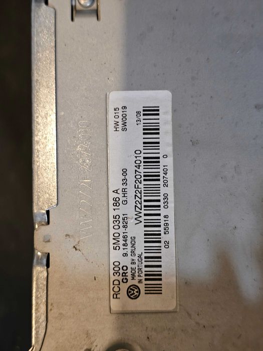Casetofon Navigatei VAG RCD 300 Wolksvagen Grundig Portugal