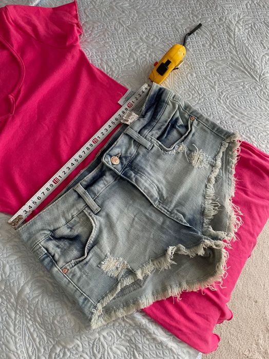 Set blugi, rochița, fusta scurtă , top. Zara, Berska, H&M