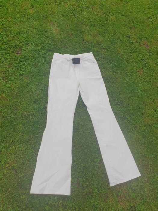 Еластични дънки MASSIMO DUTTI  чарлстон с висока талия