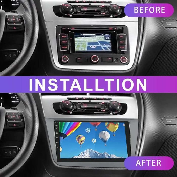 Мултимедия Двоен дин за Seat Altea навигация Сеат Алтеа плеър Android