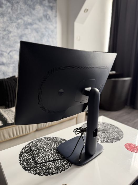 Monitor Gaming curbat LED VA DELL Alienware AW3225DM, 32", WQHD, 180Hz, AMD FreeSync, negru
