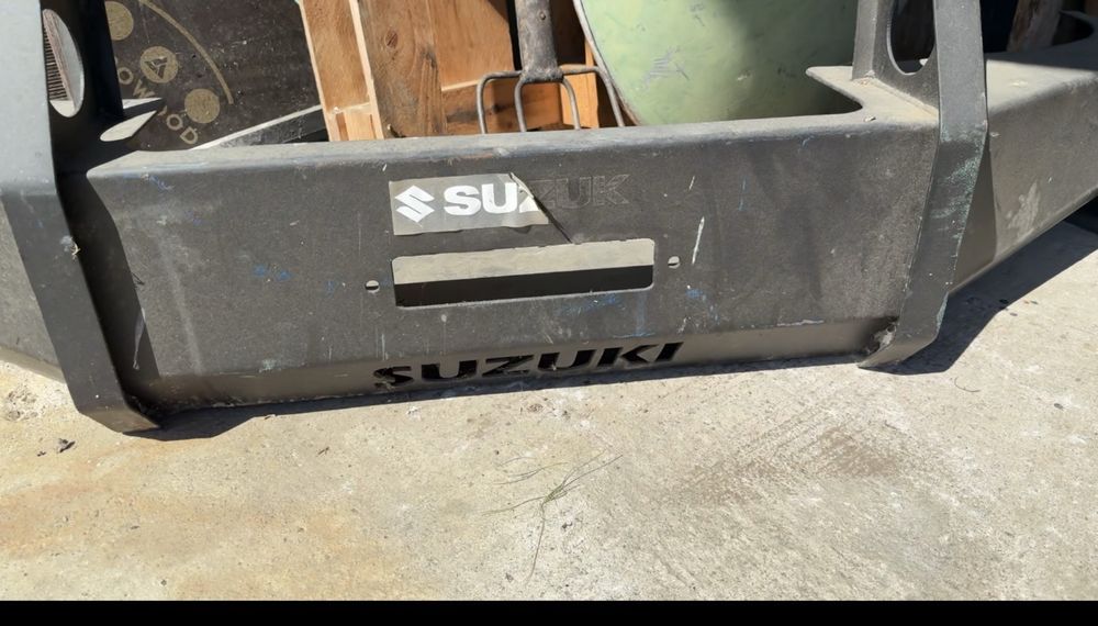 Bara metalica Off-Road HD originala SUZUKI – cu suport troliu si bullbar