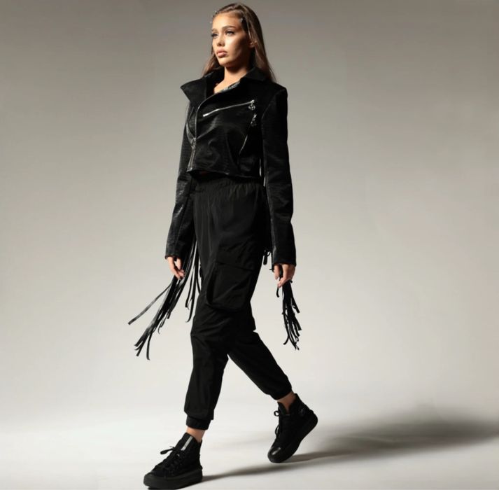 Geaca franjuri Carolina D